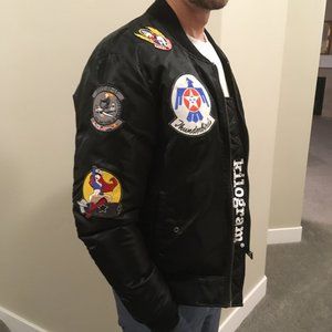 Kilogram Thunderbirds Flight Bomber Jacket NWT 2XL